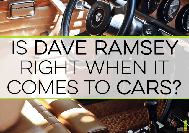 Dave Ramsey thinks you should buy cars in all cash. I used to think that was the best thing to do, but wonder if a payment is ok if you invest the cash.