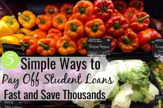 You can pay off student loans faster than you think. Here are 5 effective ways to pay off student loan debt quickly and become debt free for good.