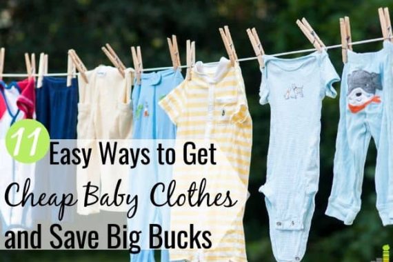 Do you need to find places to buy cheap baby clothes online? Here are 11 top ways to find affordable kids clothing and save money for other items you need.