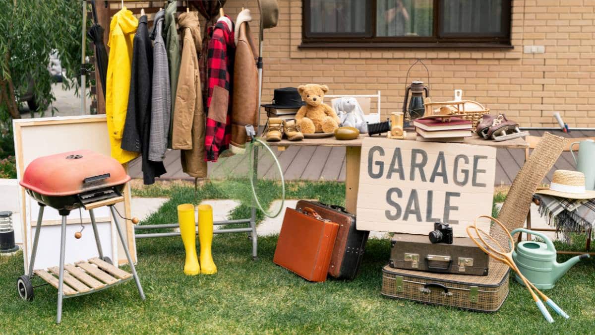 garage sale items